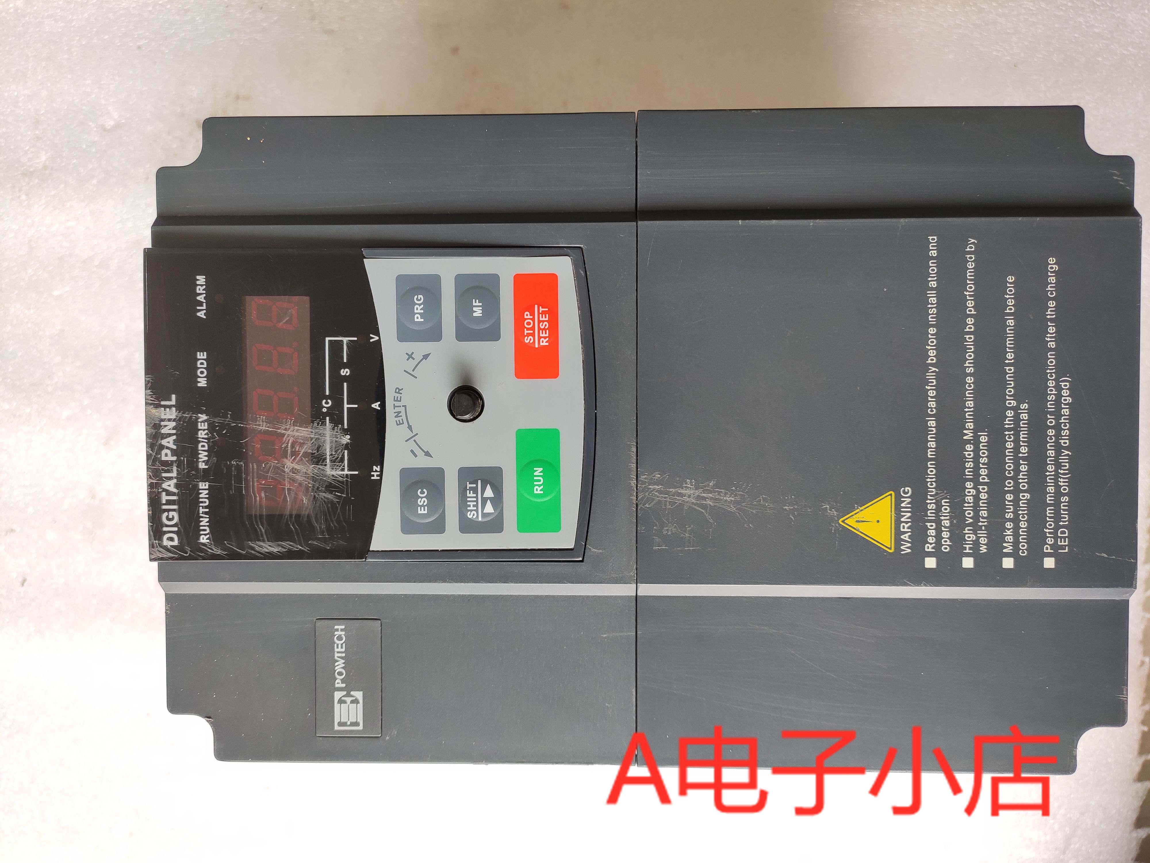 原装拆机欧科变频器pt200-004g-3b 4.0kw现货包好 成色新实物拍摄