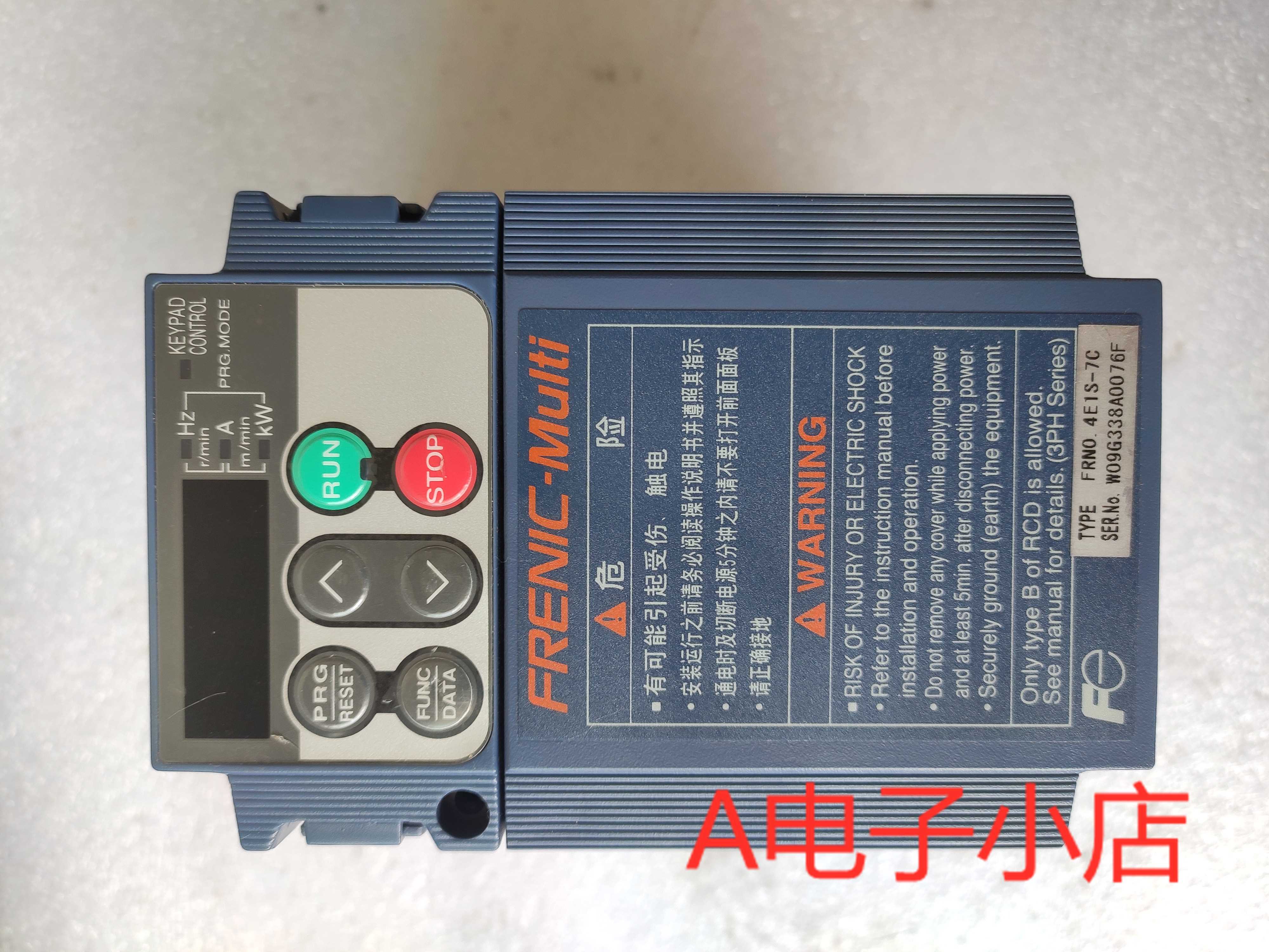 原装拆机变频器FRN0.4E1S-7C 0.4KW 220V现货包好成色新实物拍摄_虎窝淘