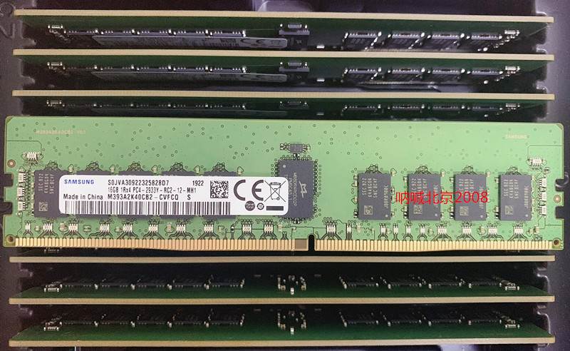 三星M393A2K40CB2/BB2-CTD6Q 16G 1RX4 DDR4 2666 REG服务器内存