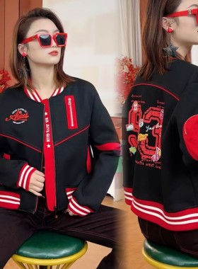 柯米儿KM80038运动休闲棒球服短外套夹克