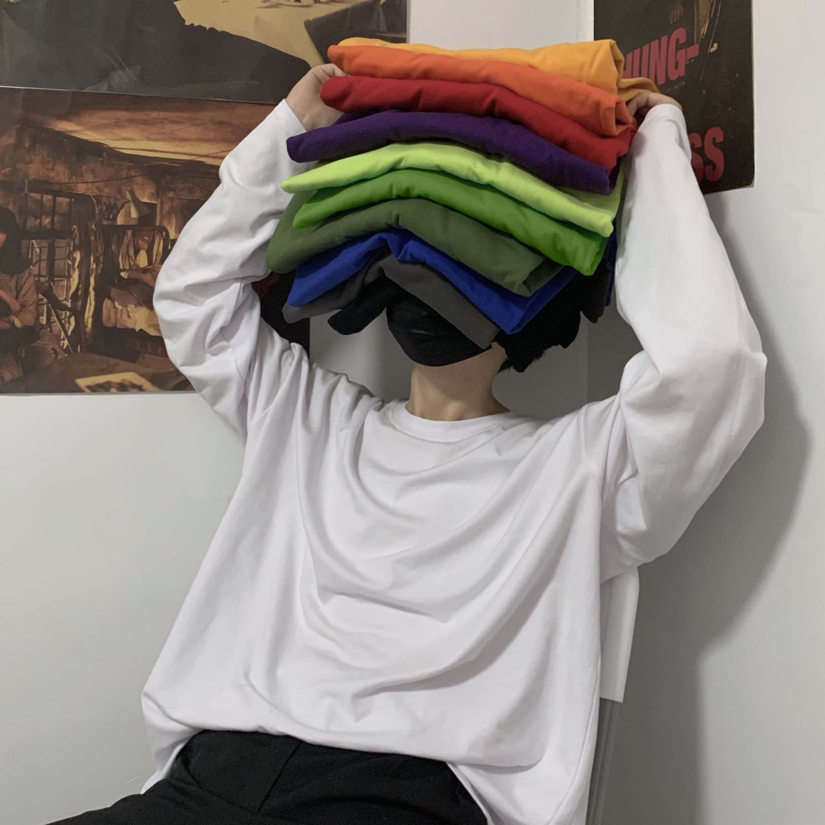 Korea studios韩国ins复古打底衫