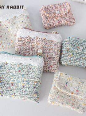 MAYRABBIT 新款精致小香风零钱包可爱高颜值小方包小清新收纳包包