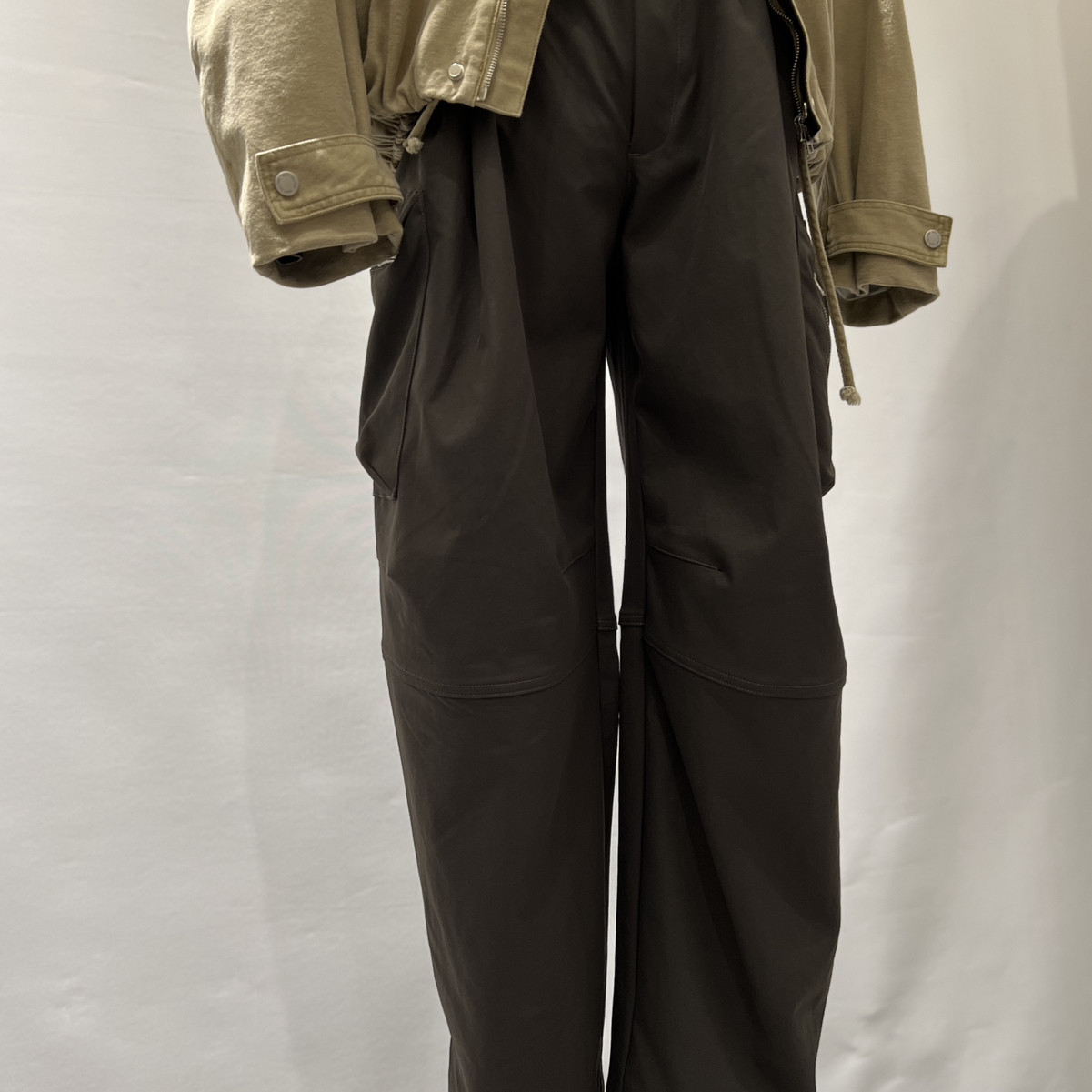 EMCS-韩系高品质工装风宽松多口袋设计长款直筒裤休闲裤259051男