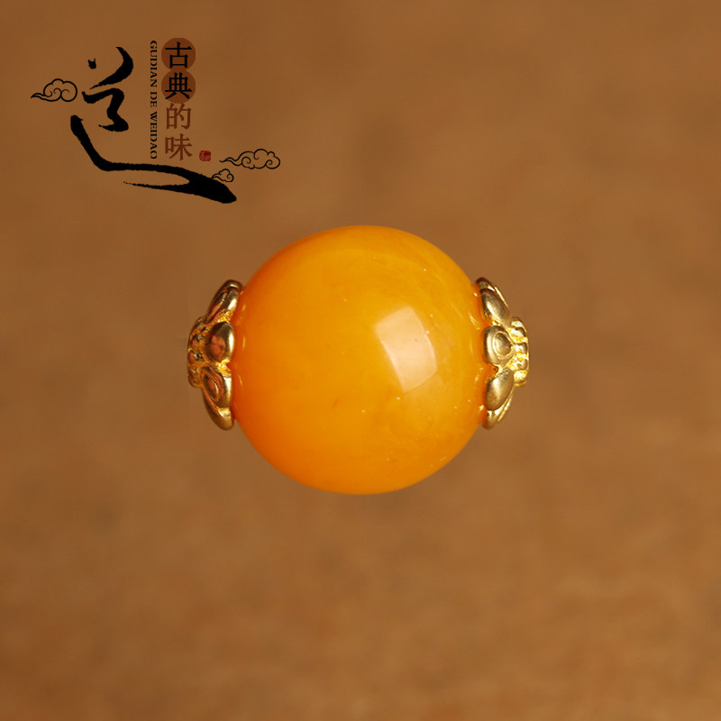 半圆花托隔片铜黄铜莲花宝座精美 DIY隔珠佛珠文玩文玩女手链手串