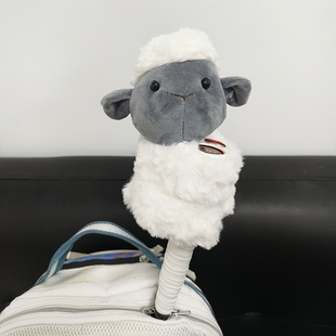 创意卡通毛绒考拉小猪羽毛球拍握把装 饰玩偶网球拍公仔情侣礼品
