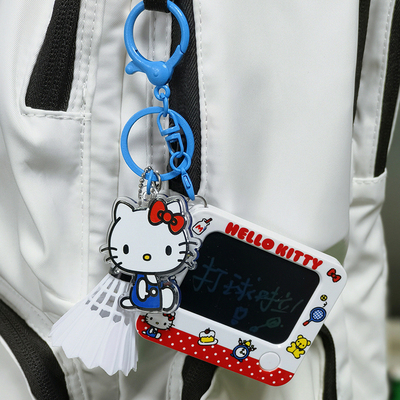 HelloKitty涂鸦板羽毛球包挂件