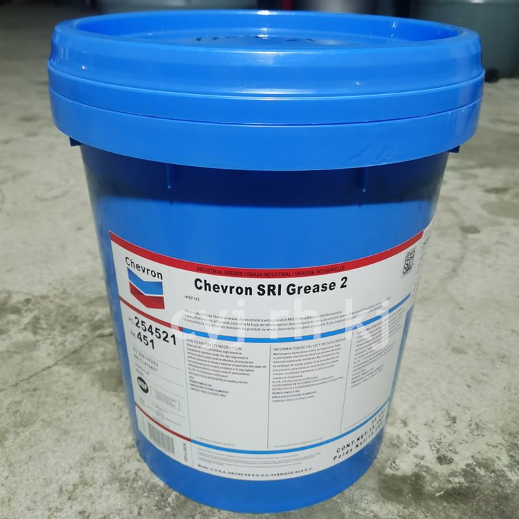 雪佛龙Chevron SRI NLGI 2高速轴承耐高温润滑脂15.9KG公斤