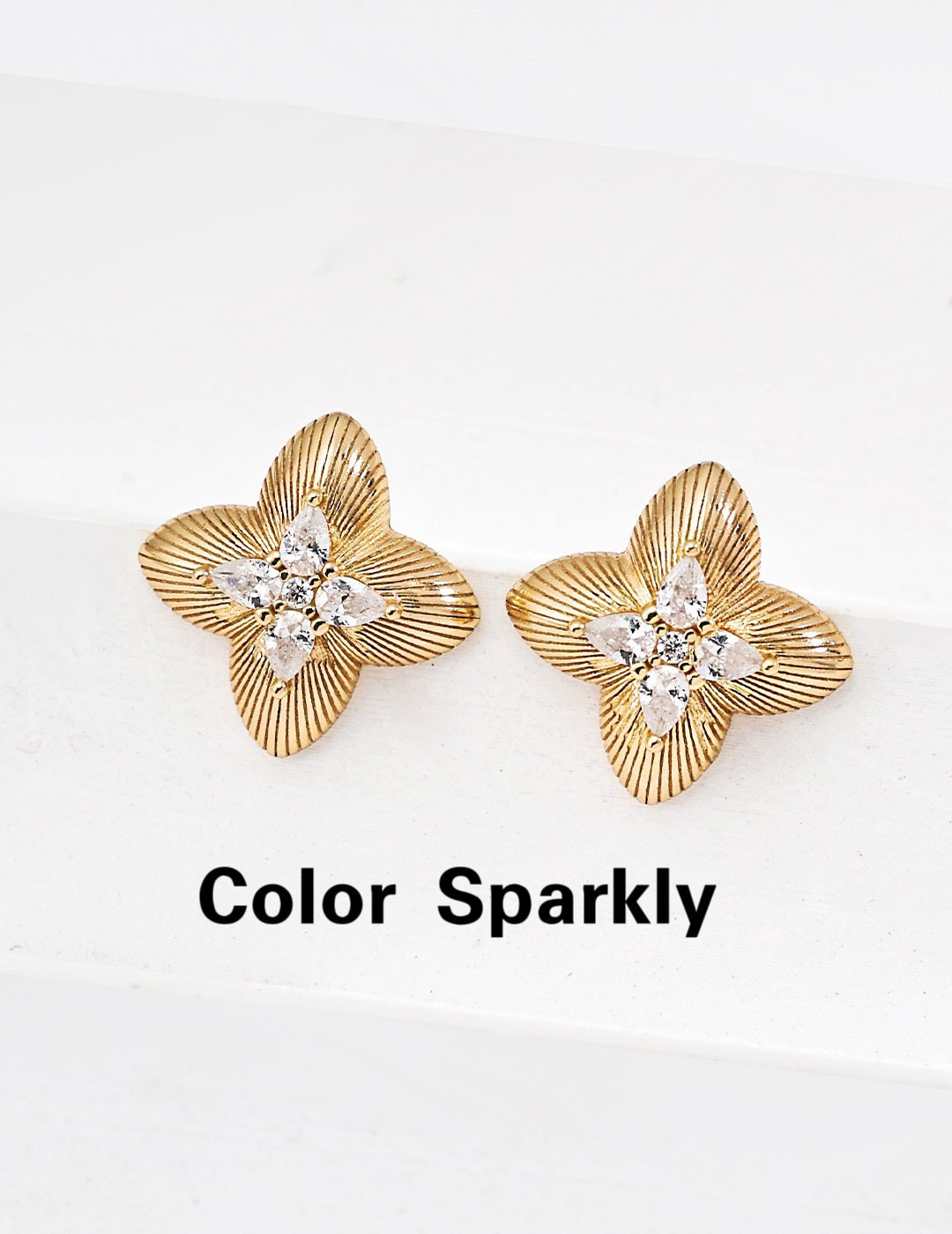 四叶草耳环女轻奢高级感