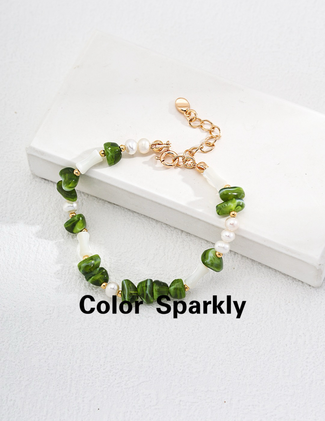 Color Sparkly 小众轻奢设计纯银珍珠手链女高级感时尚百搭手链