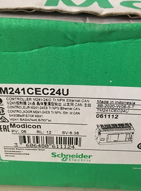 施耐德全新原装TM241CEC24U现货模块