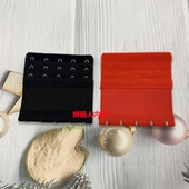 五排扣内衣延长扣文胸松紧调节3排5扣三排五扣加长弹力排扣后背扣