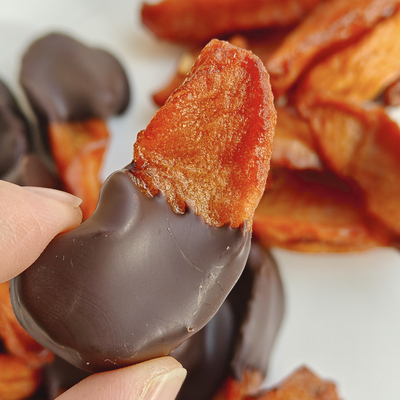 COJAN可甄黑巧克力苹果干零食