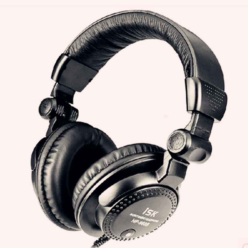 头戴式专业dj监听耳机密封耳麦