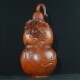 中式 红木葫芦木雕缅甸花梨木客厅玄关实木乔迁手工雕刻工艺品摆件