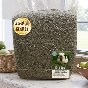 兔粮赛级小众25磅/11.3KG非爱宝马祖瑞威霸奔腾真空保鲜