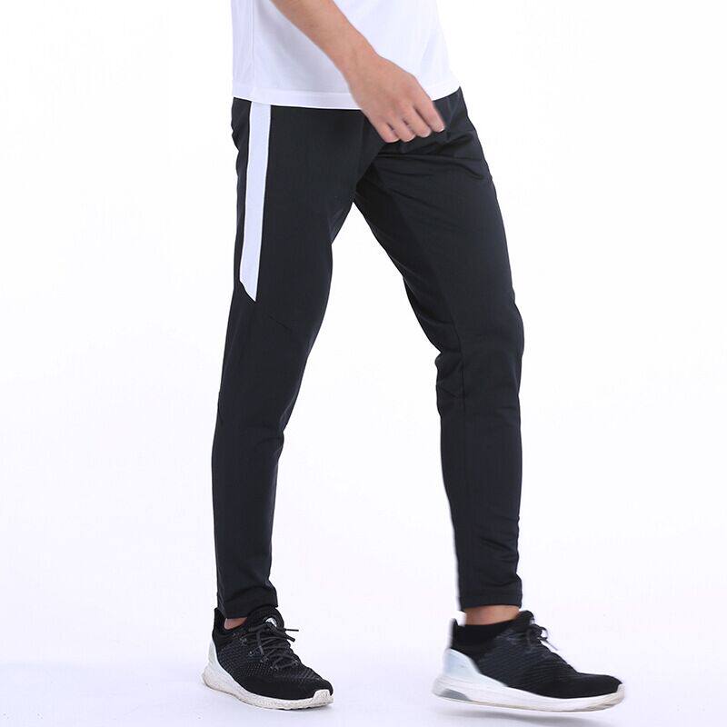 薄款运动长裤男夏季跑步健身裤子2023新款拉链口袋弹力足球训练裤