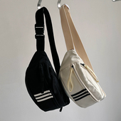 2023新款 腰包运动斜挎胸包百搭休闲尼龙布单肩斜挎女包 潮ins时尚