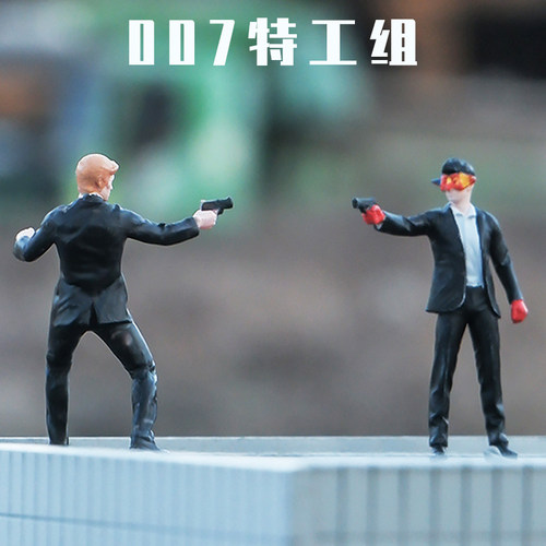 1/64人偶007特工邦德树脂手办