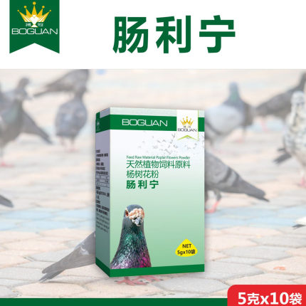 搏冠4号肠利宁粉50g信鸽用品赛种鸽鹦鹉肠道滋养鸽子护理饲料添加