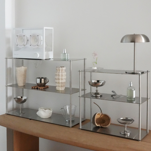 WULIHOME 304不锈钢置物架桌面收纳多层可用于厨房卫生间水杯架