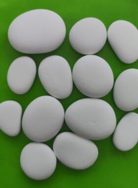 石头画专用白底石头鹅卵石