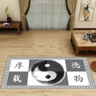 加厚款八段锦太极步法垫子太极地毯太极数字步法垫学太极练习地垫