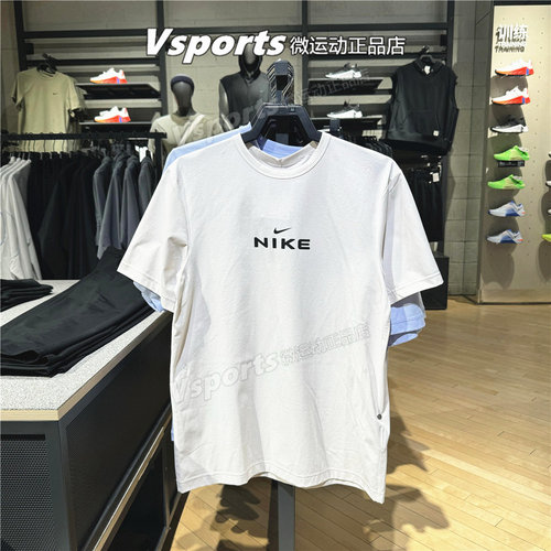 正品NIKE耐克t恤男子2026夏新款训练运动宽松大勾短袖 IV2640-030