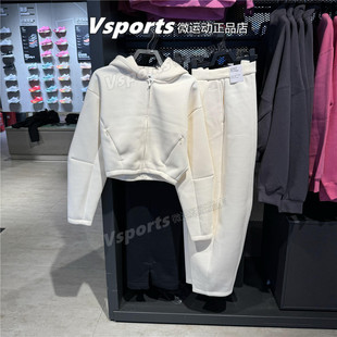 运动休闲短款 女2025新款 连帽外套 HV1965 110 正品 HV2077 耐克套装