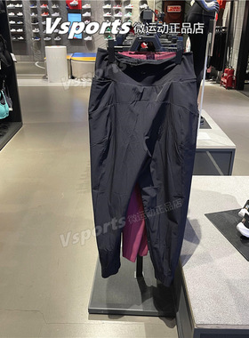nike耐克运动裤女裤跑步训练速干黑色收口长裤 CU4612 DV9462-010