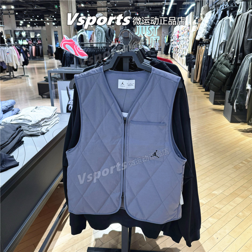 正品耐克棉马甲男子2025秋冬防风运动休闲保暖背心HQ8680-075-492