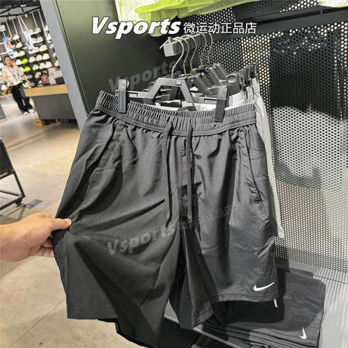 NIKE耐克短裤男子2026夏季训练运动跑步健身速干五分裤FN2999-010