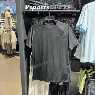 正品耐克t恤男2025新款运动训练跑步速干透气圆领短袖 HV2129-010