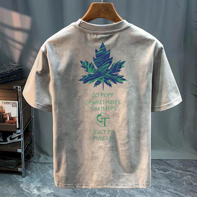 奥特莱斯~专柜清仓捡漏2026男士高级感复古休闲短袖T恤夏季痞帅潮