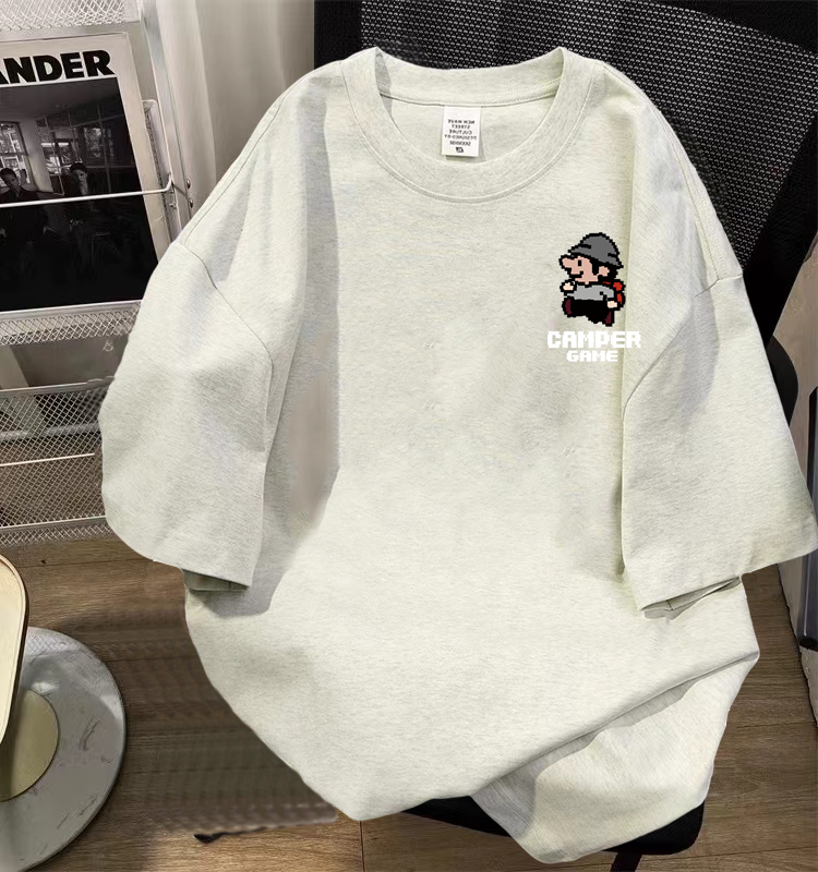 外贸清仓~撤回捡漏简约潮流新款男女情侣宽松半袖夏季纯棉短袖T恤