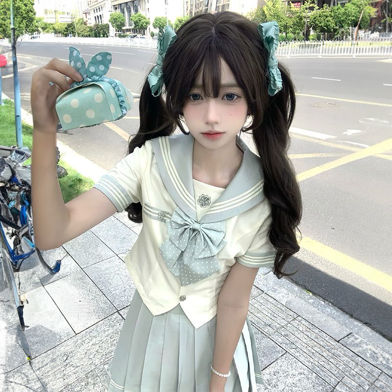 甜嗑jk原创正品收腰显瘦日系甜美学院风水手服制服套装