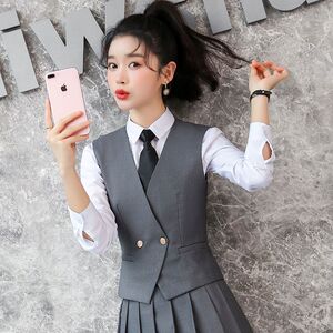 英伦学院风jk制服高中生校服班服幼师园服面试正装演讲西装套装女