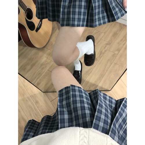 空栗鼠丸【川屿】正版原创jk格裙学院风jk制服高腰校供感百褶裙女
