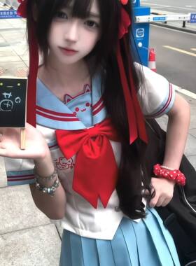 原创jk制服水手服【小蓝喵】正版日系学院风幼稚园女学生可爱套装