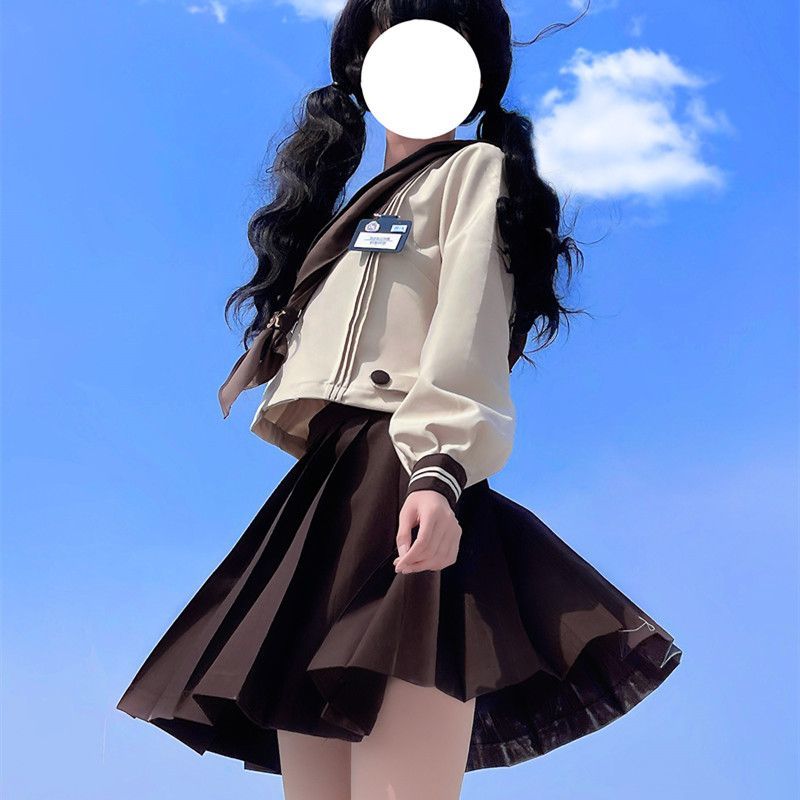 【水木琉璃】原创云间jk制服套装大码正版日系校供水手服长袖班服