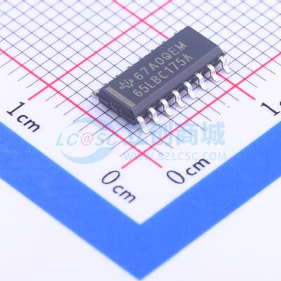 SN65LBC175AD SOIC-16 RS-485/RS-422芯片TI (德州仪器) 全新原装