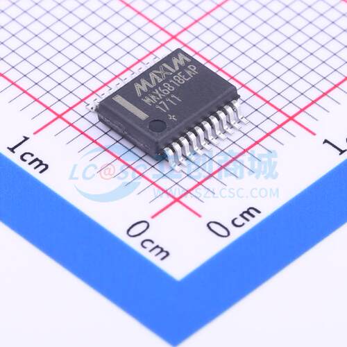 MAX6818EAP SSOP-20-208mil 模拟开关/多路复用器 全新进口原装