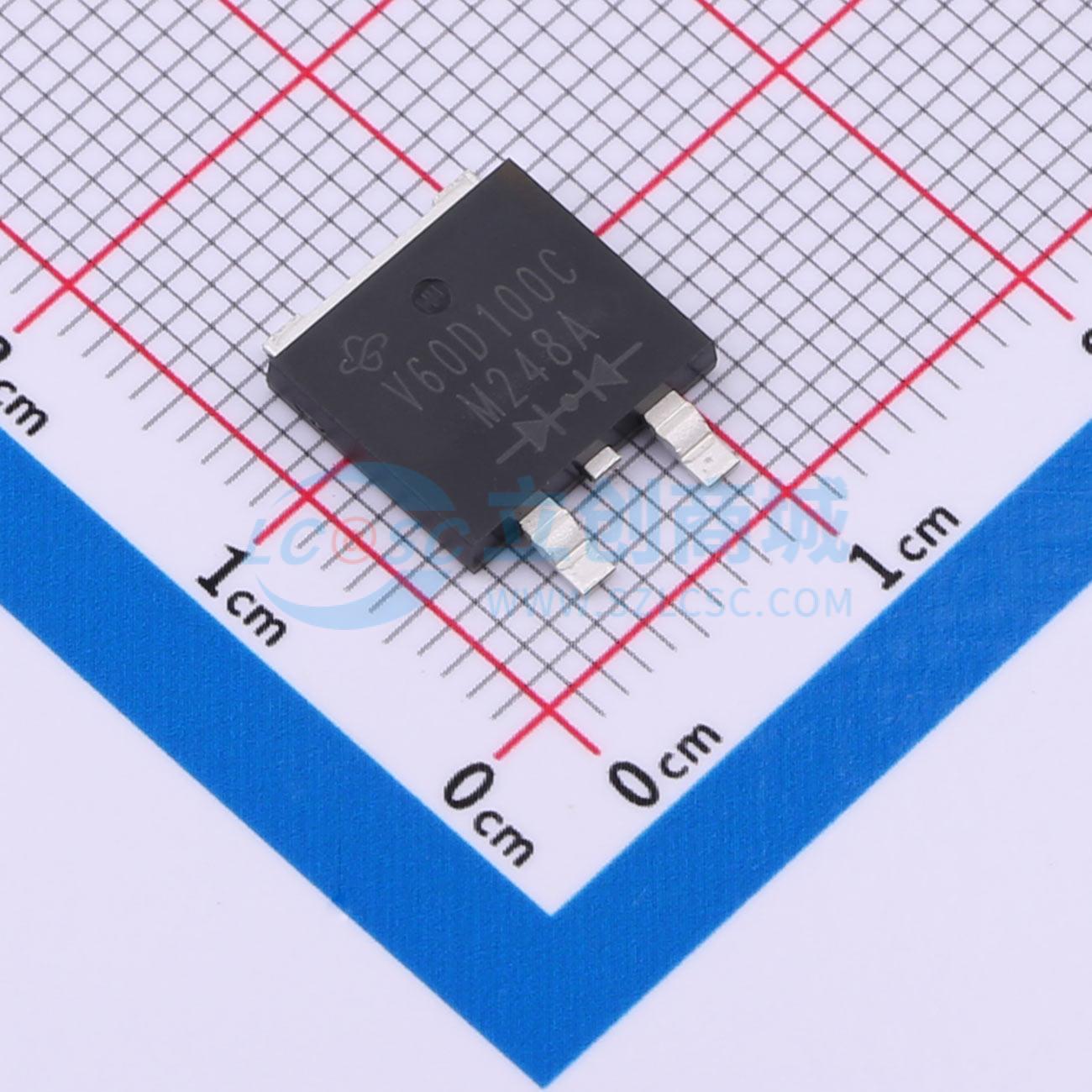 V60D100CHM3/I TO-263AC 肖特基二极管 VISHAY全新原装 元器件配