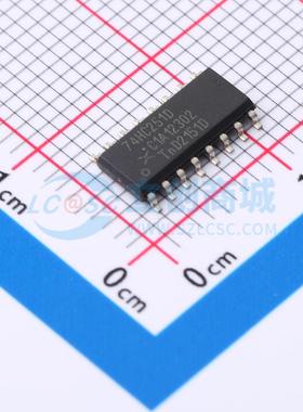 74HC251D,652 SO-16 信号开关/编解码器/多路复用器 全新原装安世