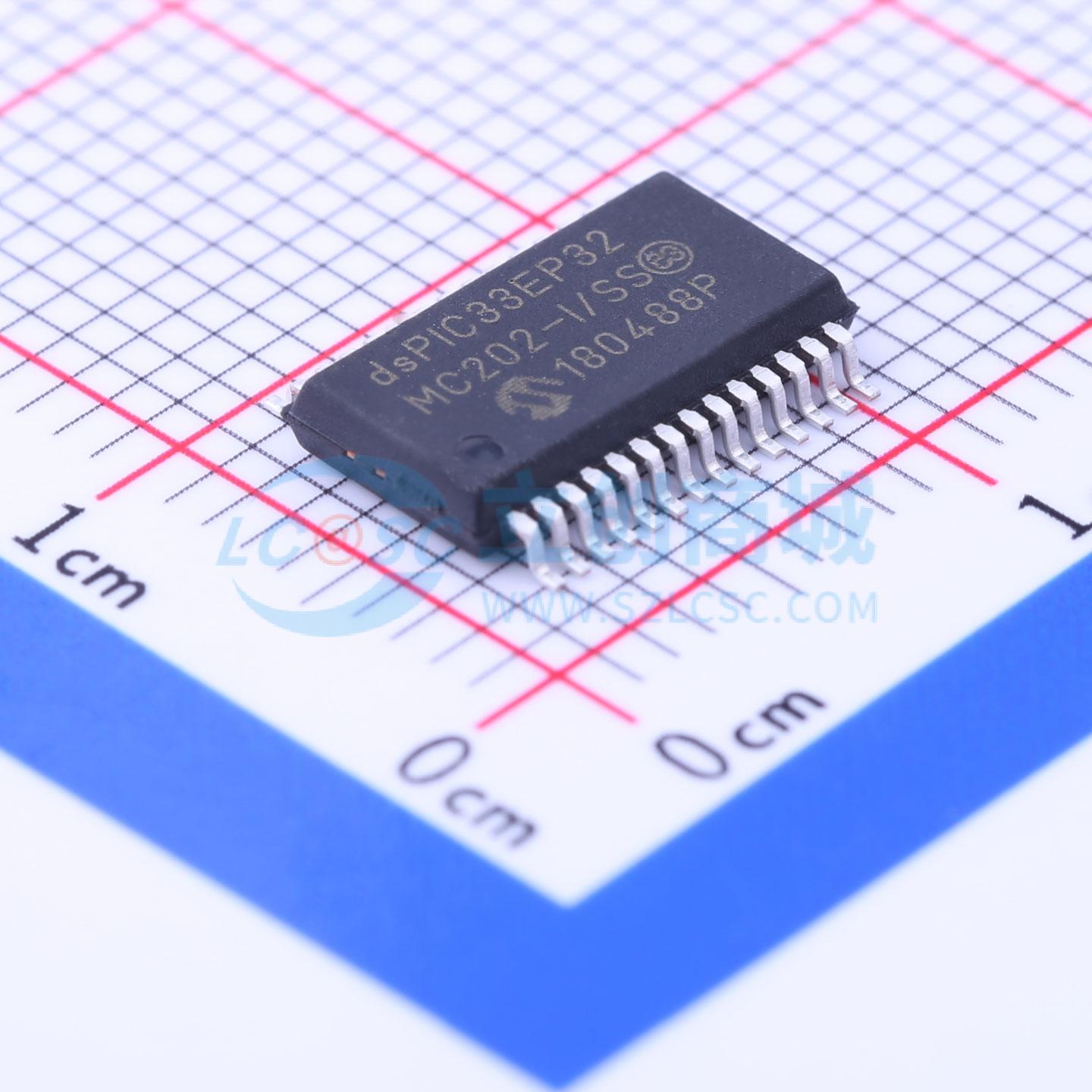 DSPIC33EP32MC202-I/SS SOIC-28-208mil 数字信号处理器(DSP/DSC)