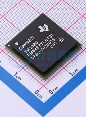 TMS320DM6467TCUTD1 FCBGA-529 单片机(MCU/MPU/SOC)TI (德州仪器