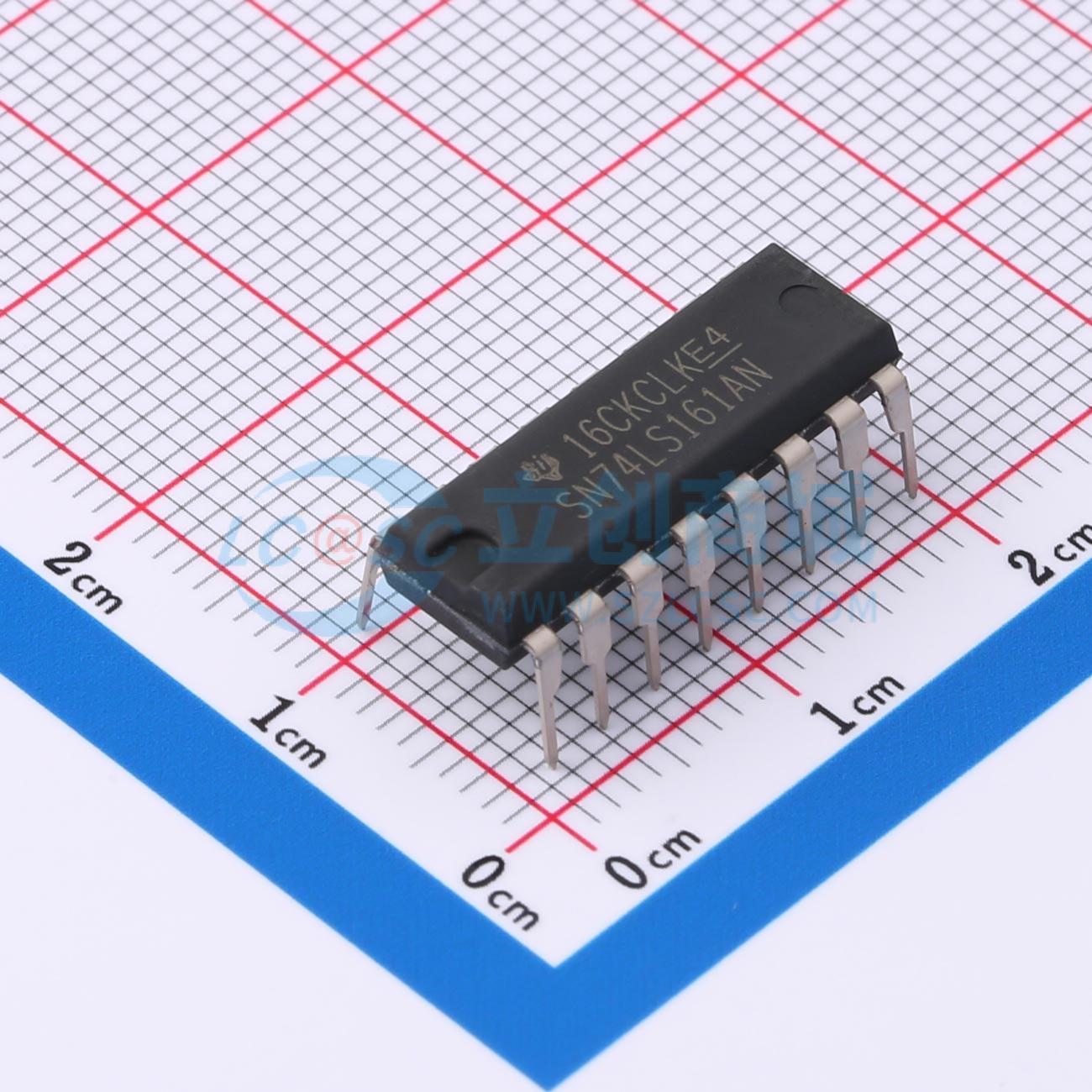 SN74LS161AN PDIP-16 计数器/分频器TI (德州仪器) 全新原装 BOM
