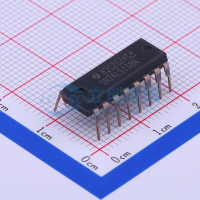 SN74LS138N DIP-16 信号开关/编解码器/多路复用器TI (德州仪器)