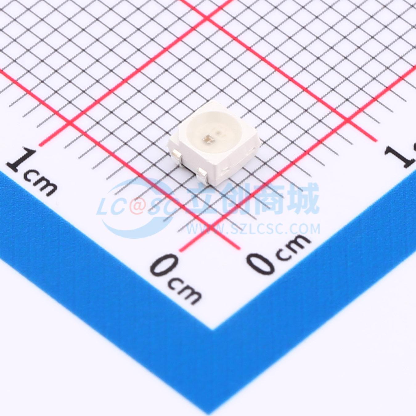 XL-3535RGBC-WS2812B-T SMD-4P,3.7x3.5mm RGB LED(内置IC) 全新