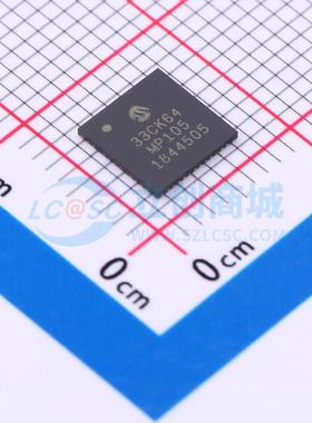 dsPIC33CK64MP105-I/M4 UQFN-48-EP(6x6) 数字信号处理器(DSP/DSC