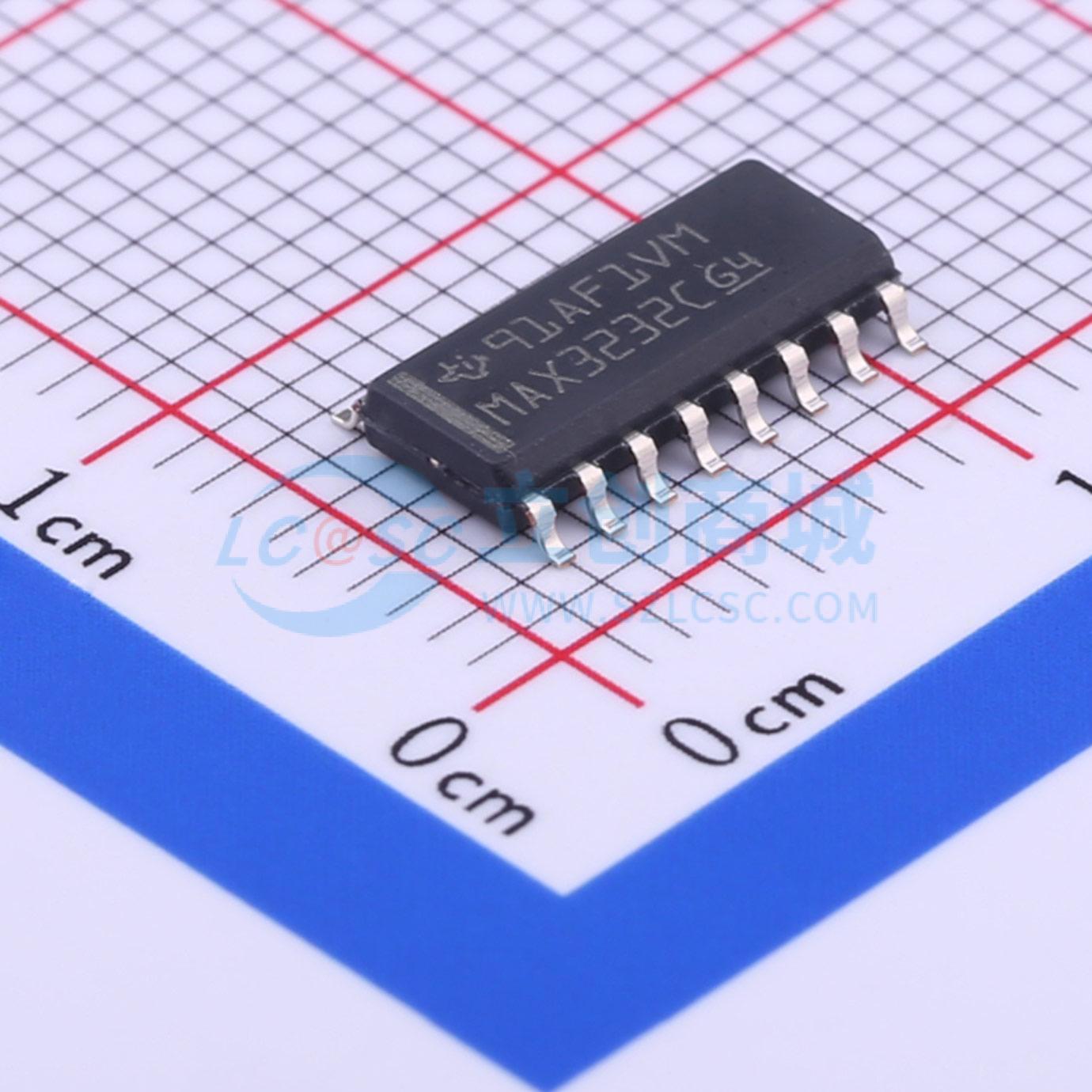MAX3232CDR SOP-16-150mil RS232芯片 原装 元器件配单